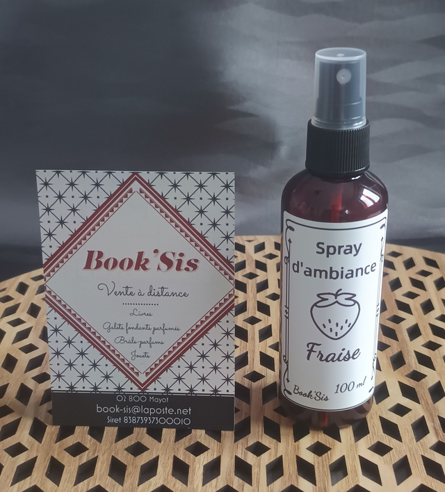Spray d'ambiance " Fraise "