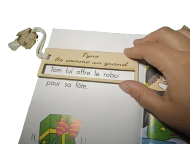 Aide-Lecture / Marque-page Personnalisé – Le Compagnon des Petits Explorateurs de Livres (1)