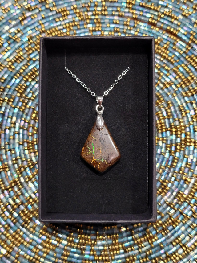 Pendentif Opale Boulder 