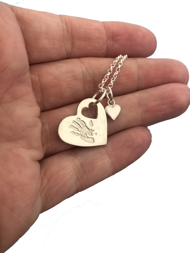 Handprint Keepsake Pendant