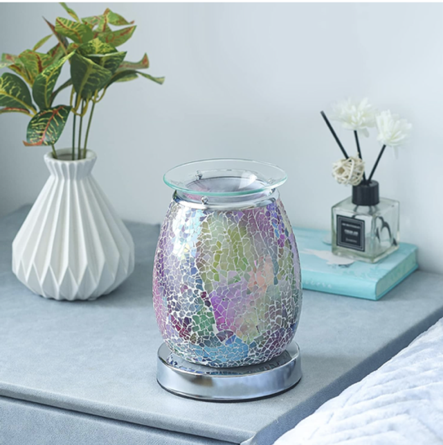 Multi Coloured Mosaic Electric Wax Warmer