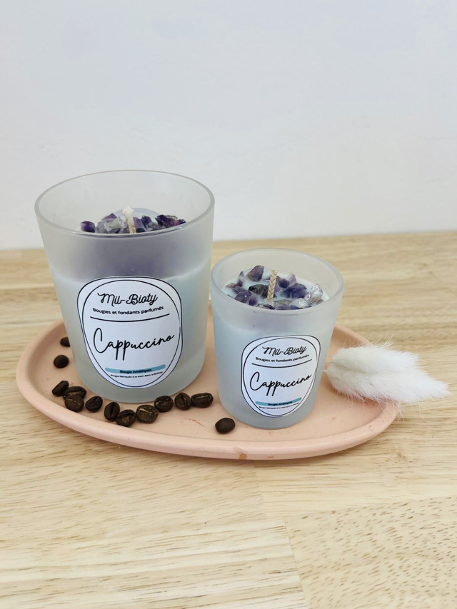 Bougie Améthyste : Cappuccino