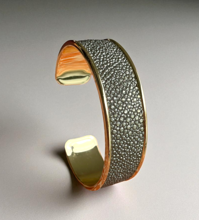 Manchette Gris métallisé 