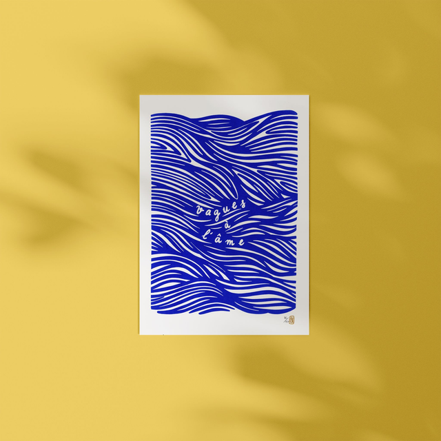 Affiche "Vagues à l'âme"