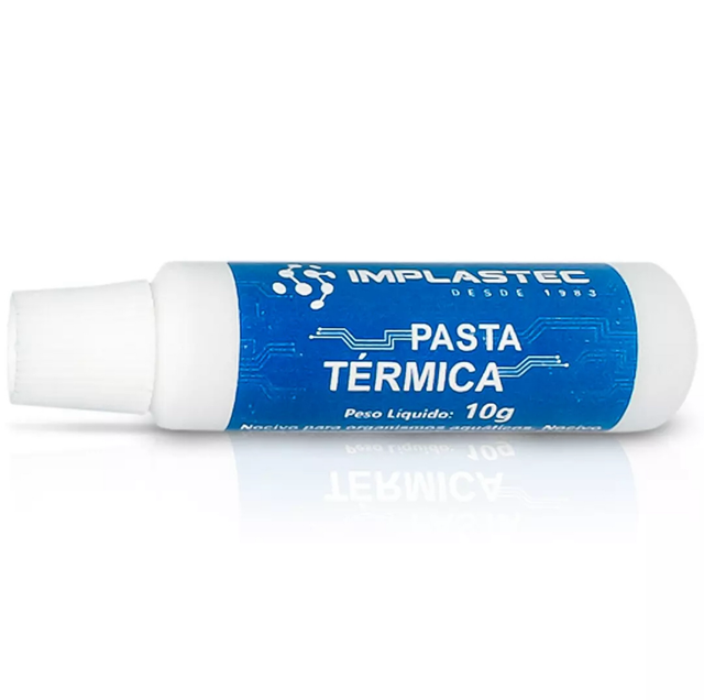 Pasta Térmica Branca 10g Bisnaga Implastec - 10G