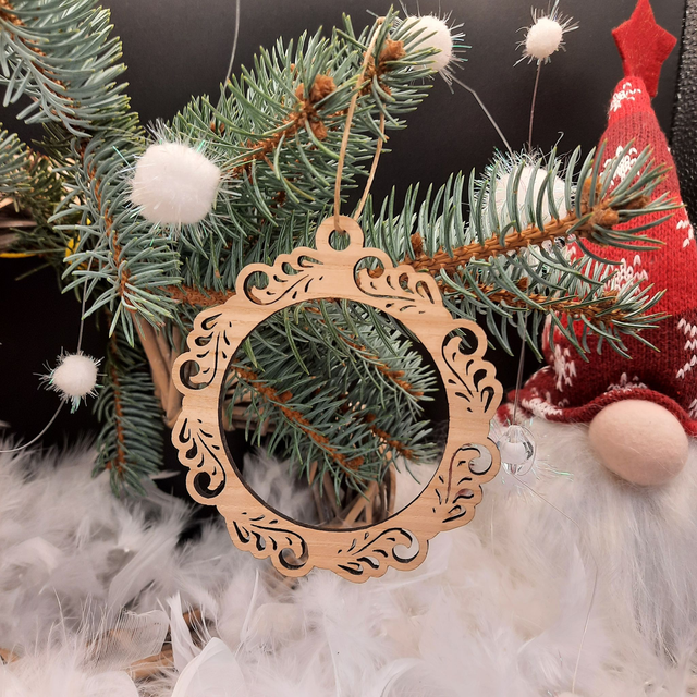 Boule de Noël en Frêne massif - Modèle 32