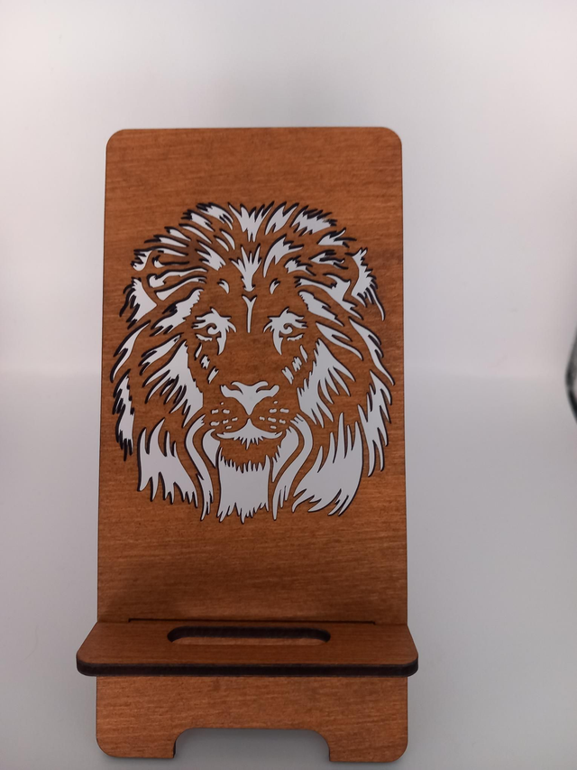 Support de téléphone Lion