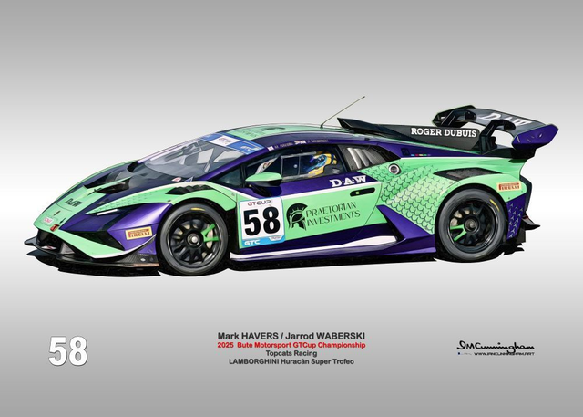 C250808 LAMBORGHINI HURACAN ST GT- CUP 2025 TOPCATS #58