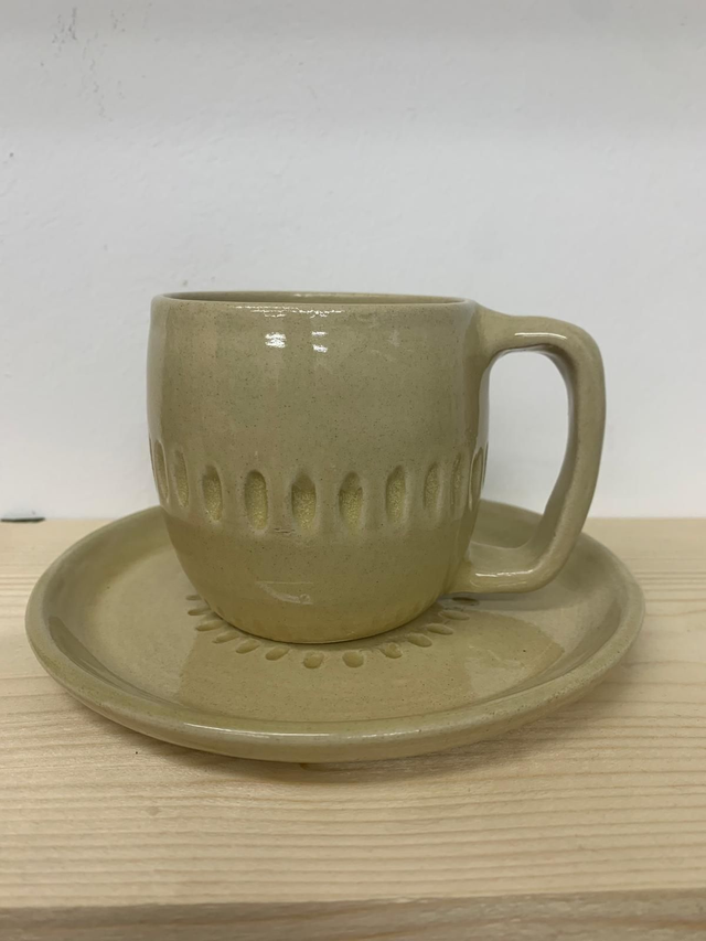 Taza con plato