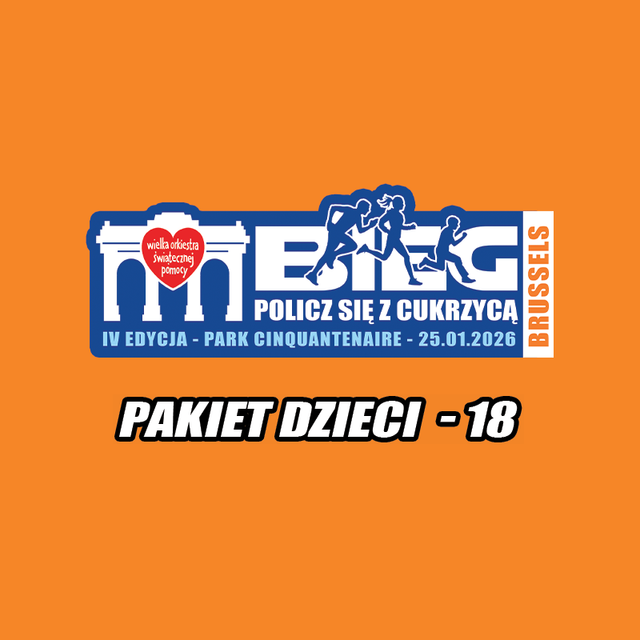 20.Bieg WOŚP "Policz się z cukrzycą" - 4 edycja (Pakiet DZIECI -18) (1)