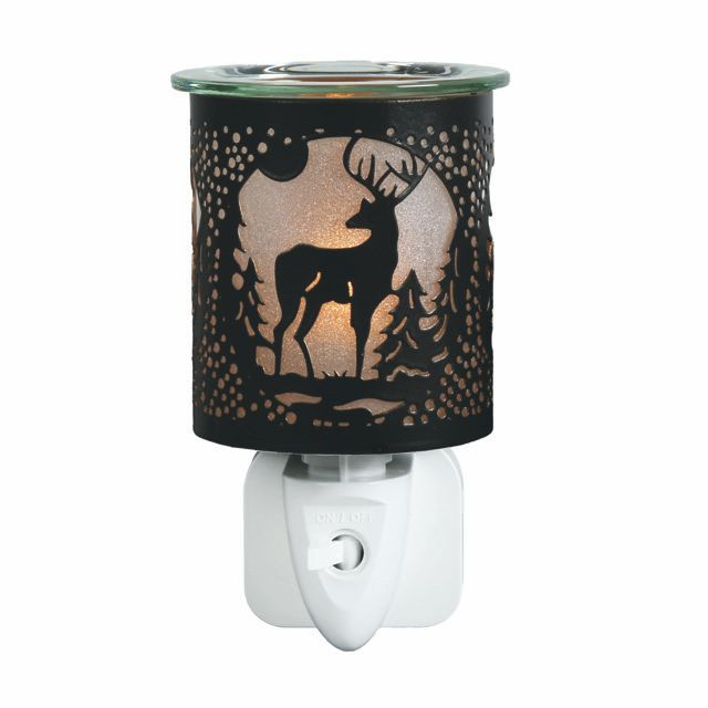 Black and Gold Silhouette Stag - Aroma Plug in Wax Melter 