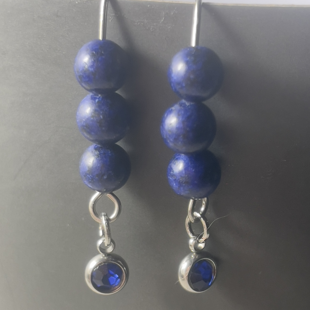 BO2 - Boucles d’oreilles lapis lazuli