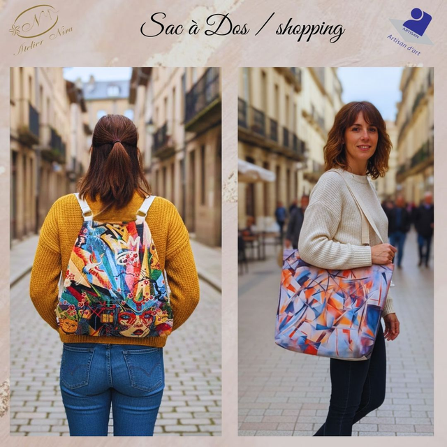 Le volume d'un sac shopping, le confort d'un sac à dos. La qualité artisanale en plus.
