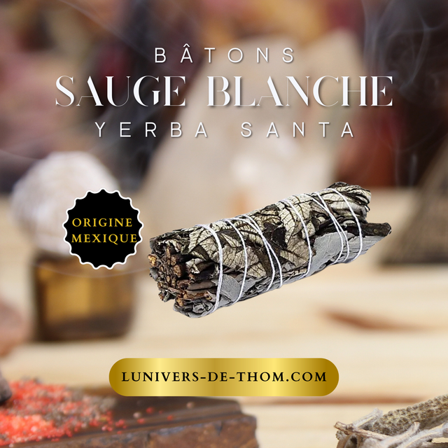 Smudge Sauge blanche &amp; Yerba Santa – bâton