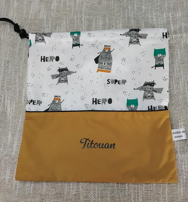 Pochon personnalisable garçon 