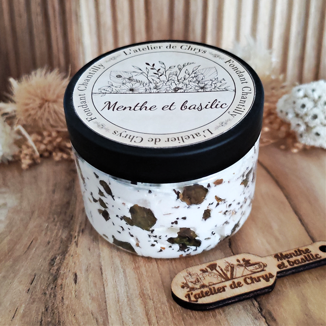 Chantilly parfumé Menthe et basilic