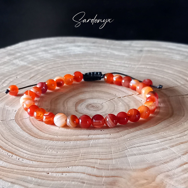 Bracelet ajustable en Sardonyx