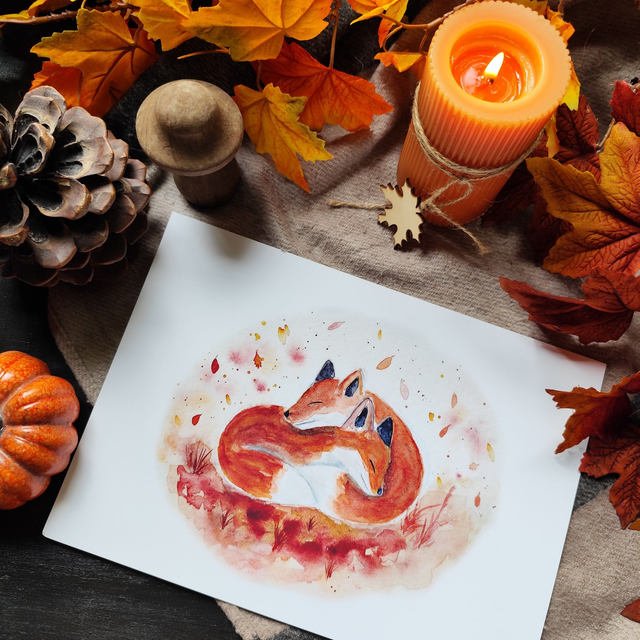 Douceur d'automne - affiche