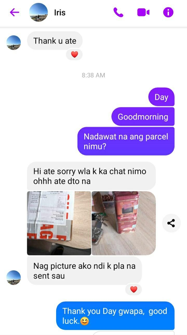 A customer: Mrs Sillars (Ayshire Scotland- February 2024)