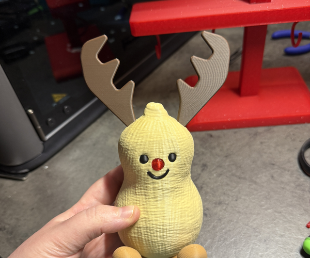 Jellycat inspired reindeer peanut