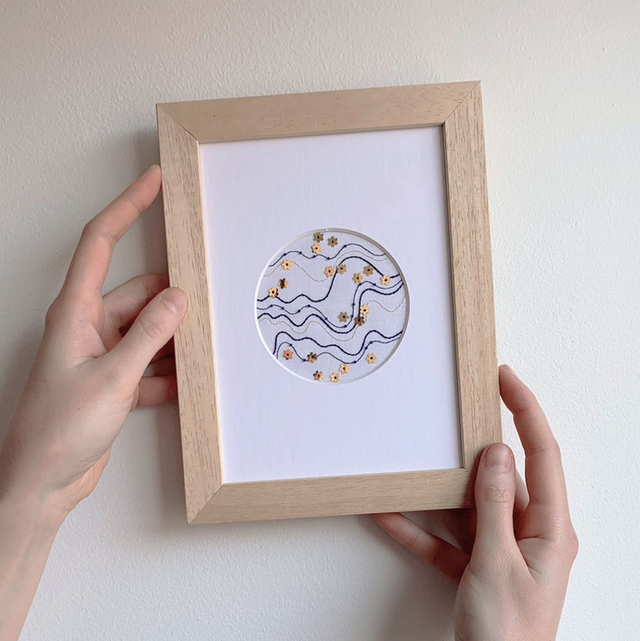 Mini Écume Bleu &amp; Or