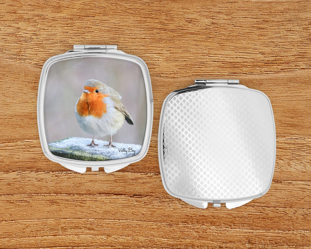 "Frosty Toes" Compact Mirror
