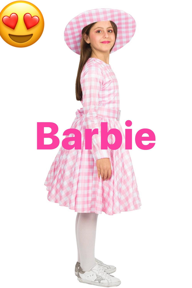 CARNEVALE , COSTUME COSPLAY BARBIE  10/11  ANNI