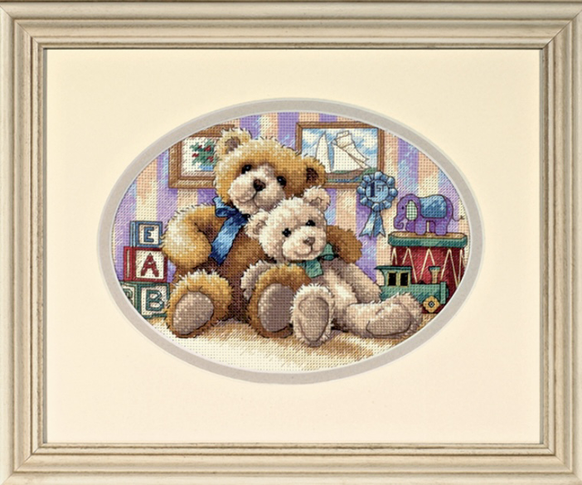 Gold Petite: Counted Cross Stitch Kit: Warm &amp; Fuzzy by Dimensions