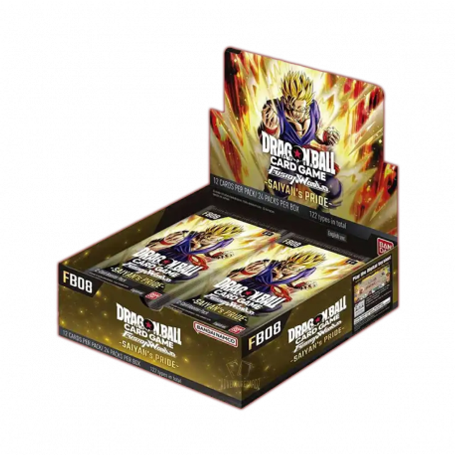 Dragon Ball Super Fusion World - Saiyan's Pride FB08 - Booster Display (24 Packs)
