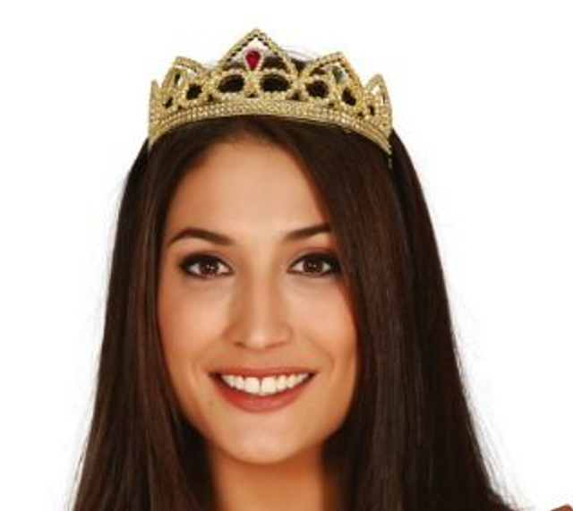 CARNEVALE , DIADEMA TIARA ORO