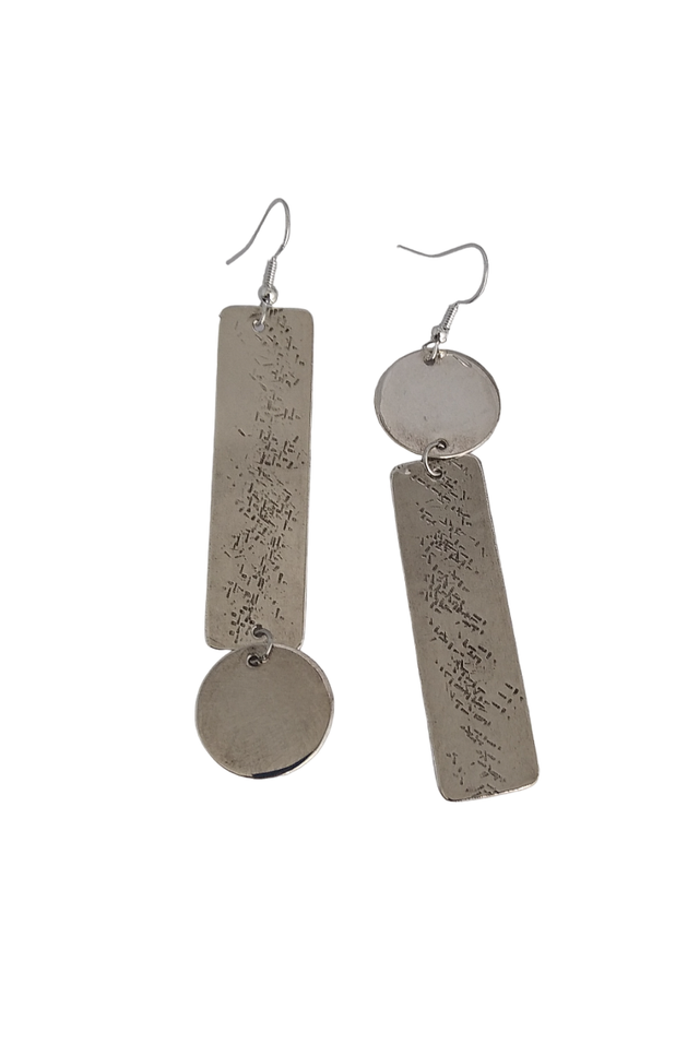 Boucles d'oreilles Mary plaqué argent