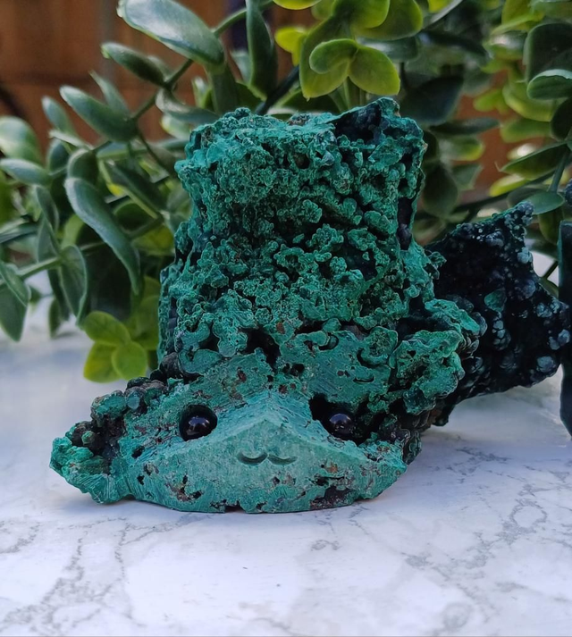 Crystal Critter Broclyn.  Malachite