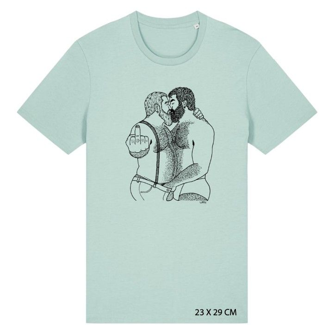 T-SHIRT - F*CK (color blue caribbean)