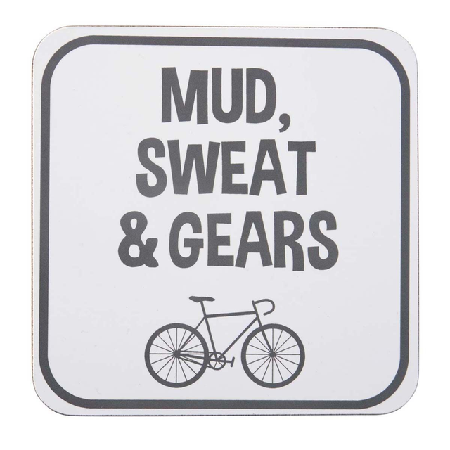 Mud Sweat And Gears Cork Backed Drinks Coaster