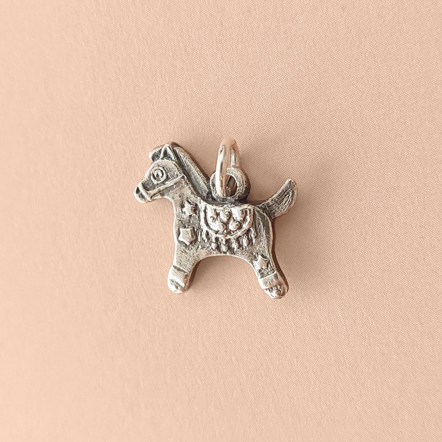 Handmade Horse Necklace  - Sterling Silver Horse Charm
