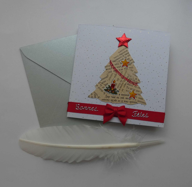 Joli sapin de Noël livresque