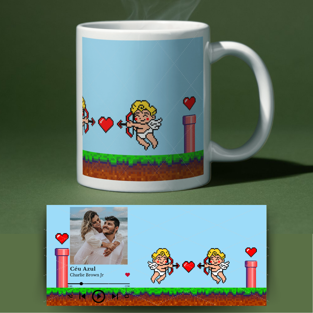 Caneca dia dos namorados - Cupido