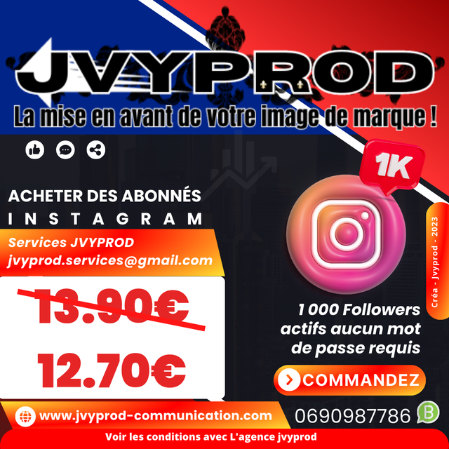 Instagram actifs (1 000 )