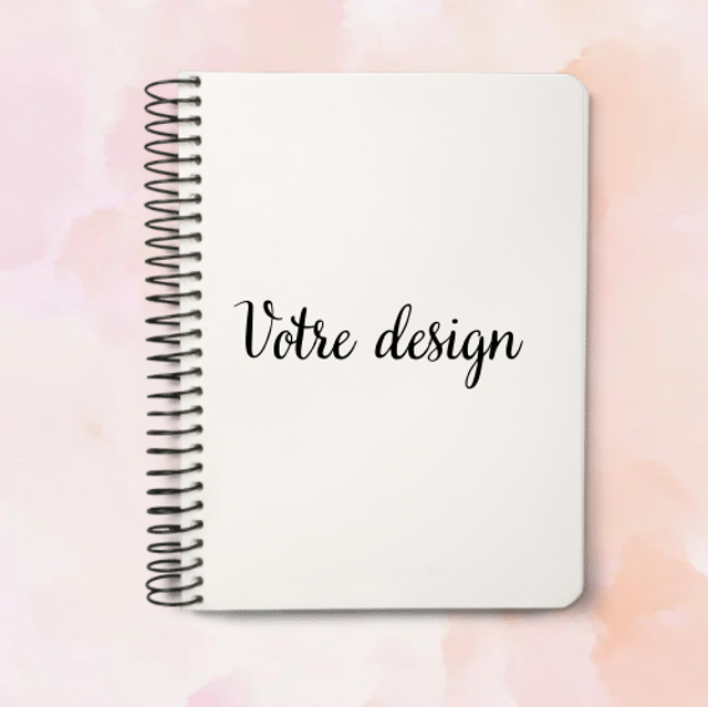 Cahier à spirale personnalisable