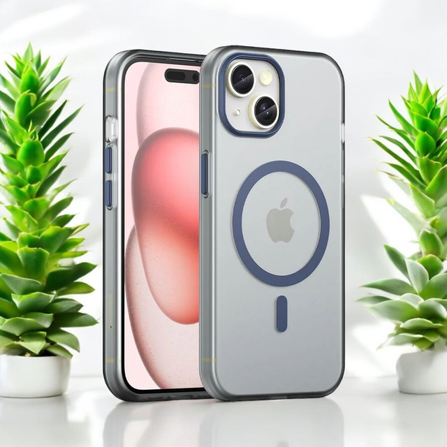 Coque de Protection MF-006 MagSafe PROTECT pour Apple iPhone 15 Bleu Marine