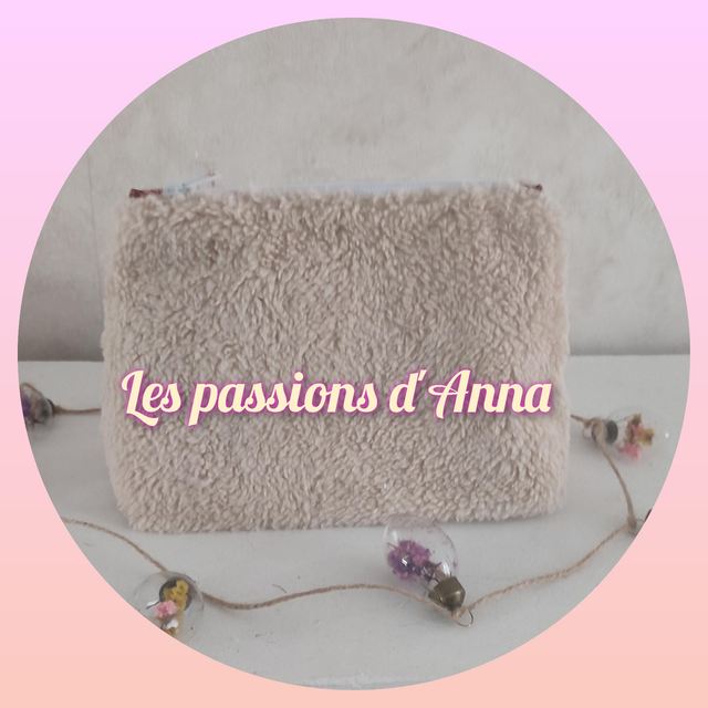 Pochette tissu ourson