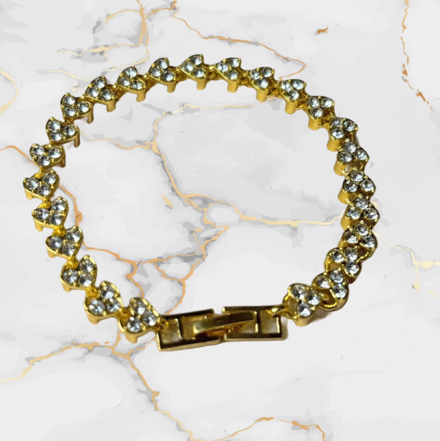 Bracelet coeur doré 💛