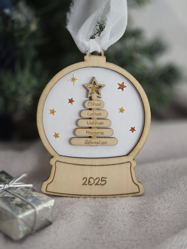 Boule à neige personnalisée 