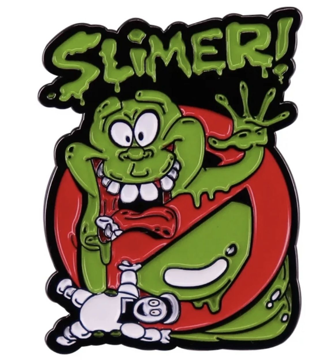 Slimer Movie GhostBusters Enamel Pin Badge