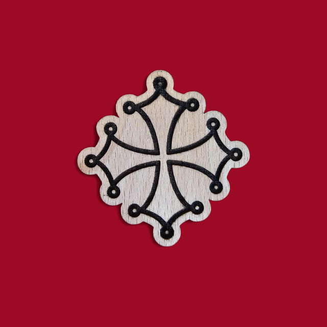 Aimant Croix occitane
