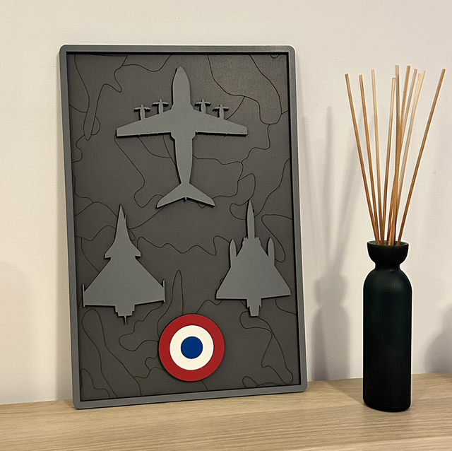 Déco 3D en bois - French Air Force