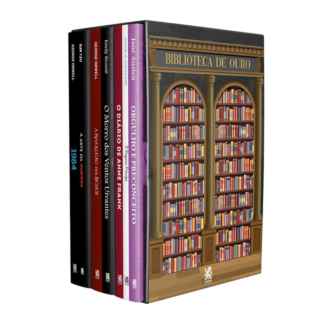 COLEÇÃO BIBLIOTECA DE OURO - BOX COM 7 LIVROS
