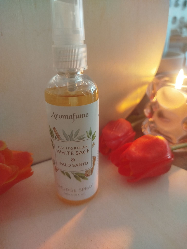 ✨ Spray énergétique – Sauge Blanche &amp; Palo Santo ✨