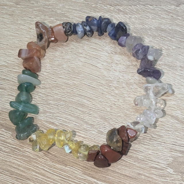 Bracelet "7 chakras" baroque BR-227