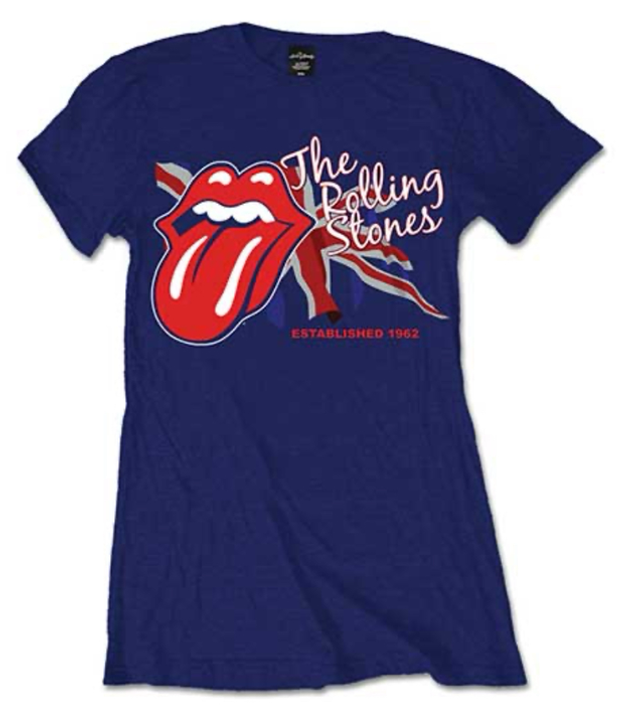 ROLLING STONES LADIES T-SHIRT: LICK THE FLAG - X Small